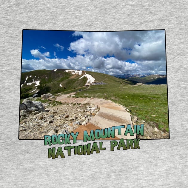 Colorado State Outline (Rocky Mountain National Park) by gorff